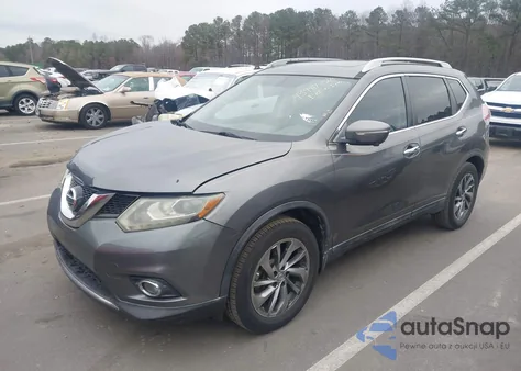 2015 Nissan Rogue Sl из США, поврежденный, VIN 5N1AT2MT3FC789663